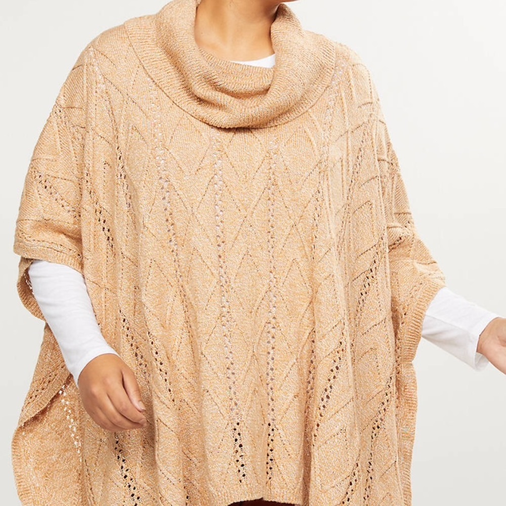 Lane Bryant Poncho Sweater 22/24 NWT
